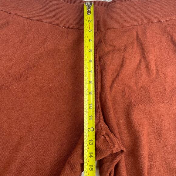 G5-1034 AVA & VIV  wide-leg cropped pants in a copper brown size 3X - Picture 5 of 7